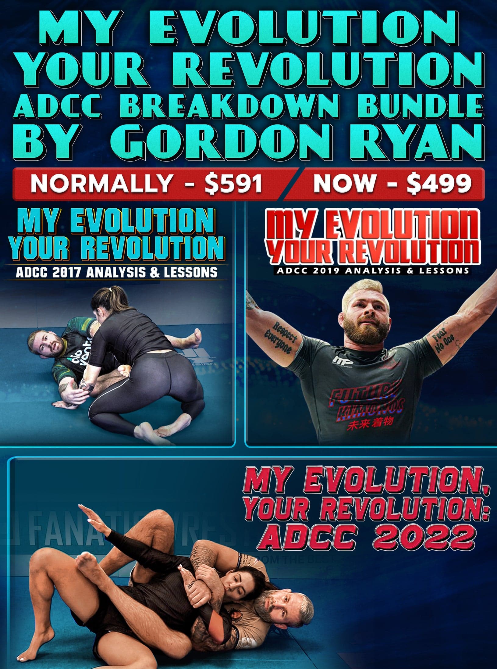 My Evolution Your Revolution ADCC Breakdown Bundle by Gordon Ryan