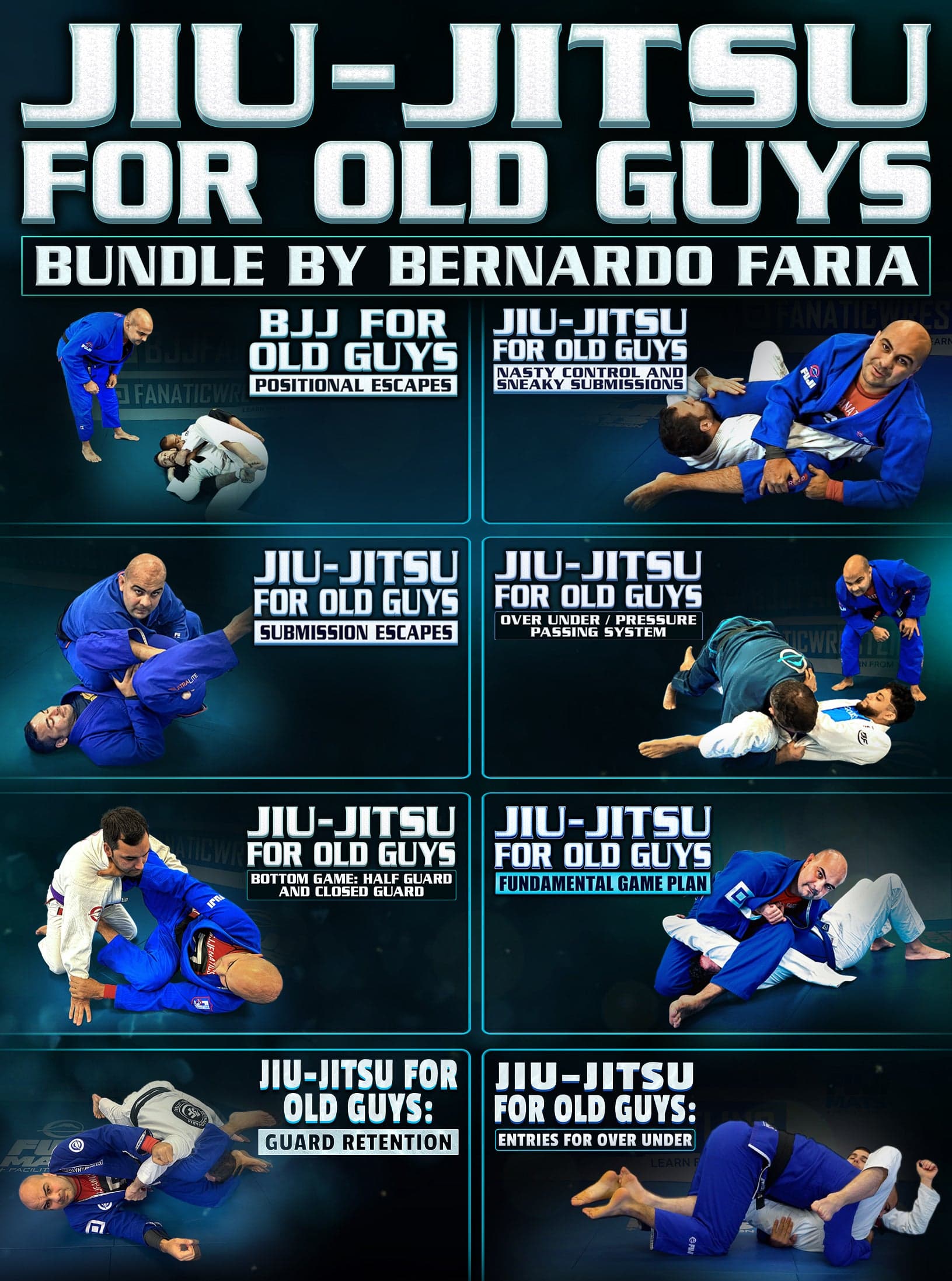 Jiu Jitsu For Old Guys Bundle by Bernardo Faria