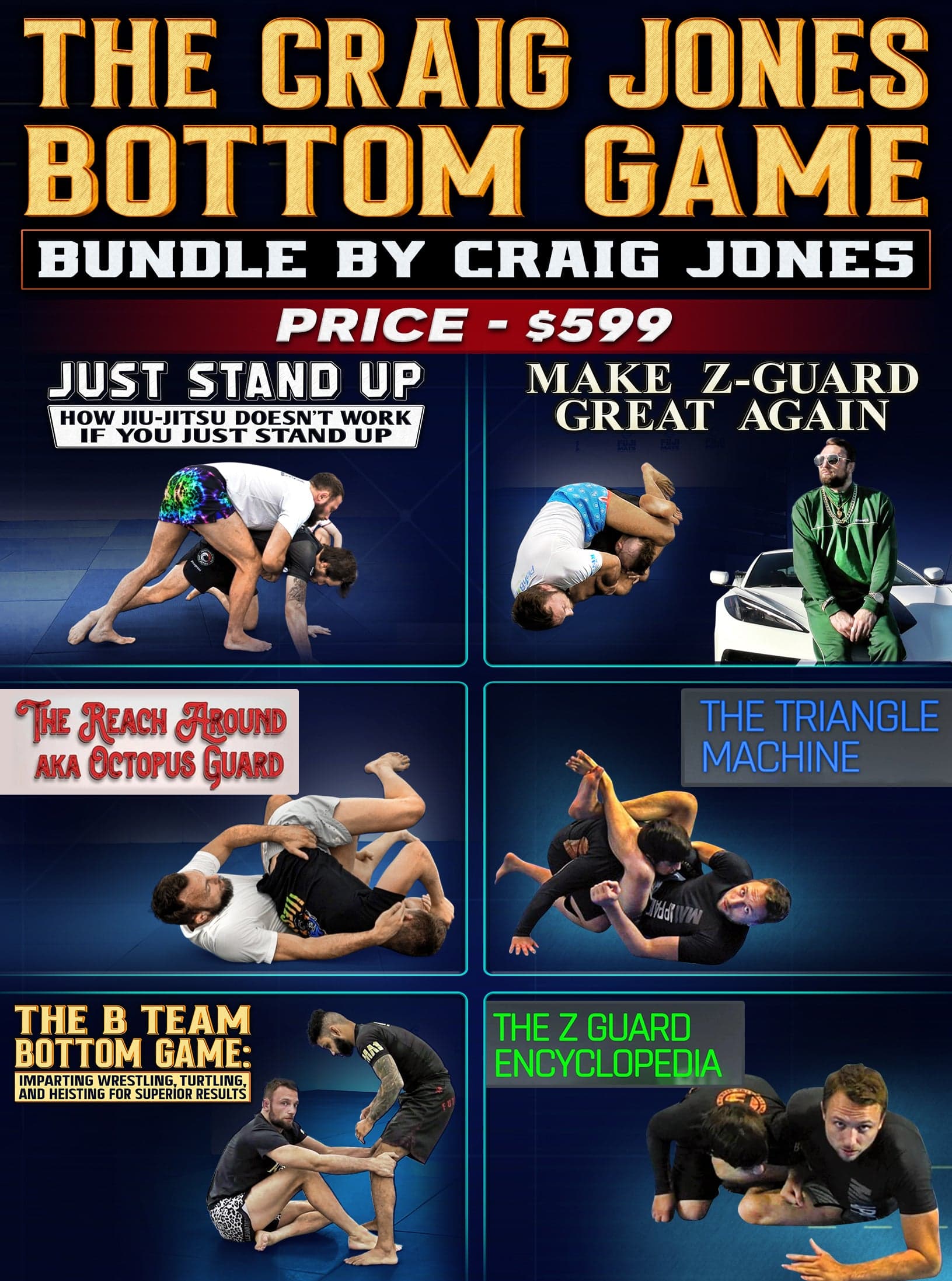 The Down Under Bottom Game Bundle by Craig Jones