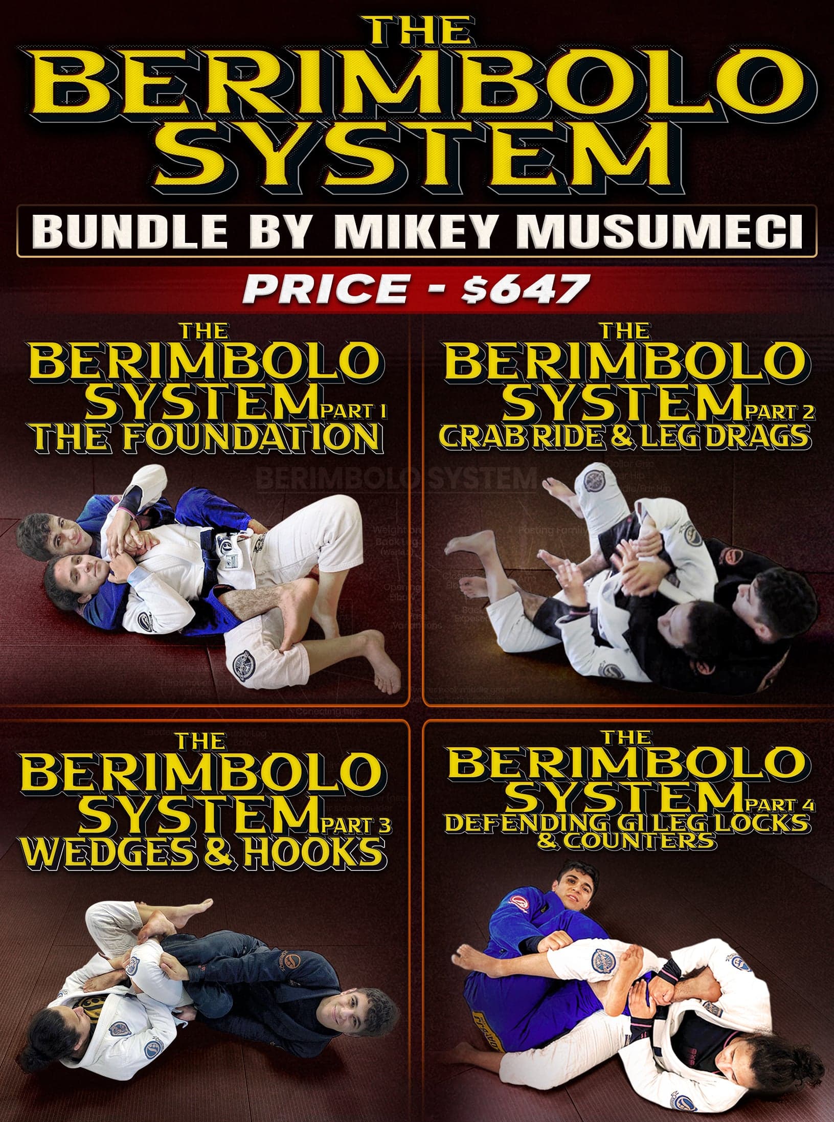 The Berimbolo System Bundle by Mikey Musumeci