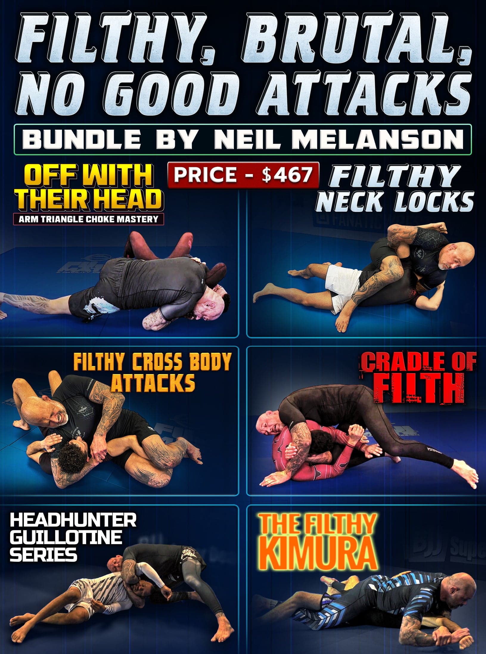 Filthy, Brutal, No Good Attacks Bundle By Neil Melanson