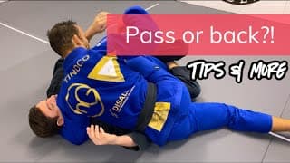 To Attack The Back Or Pass From Half Guard With Marcos Tinoco