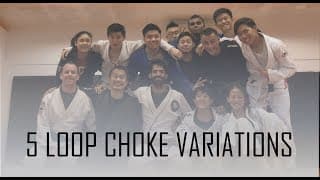 5 Loop Choke Variations - BJJ Seminar By Arun Sharma in Singapore