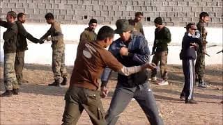 Professor Arun Sharma training JKD/Kali to Special Forces