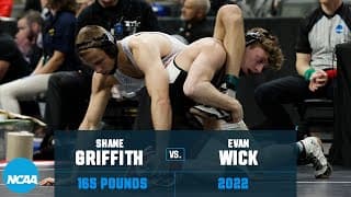 Shane Griffith vs. Evan Wick: 2022 NCAA wrestling championship semifinal (165 lb.)