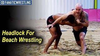 Headlock For Beach Wrestling by Andy Hrovat