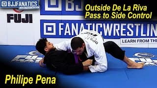 Outside De La Riva Pass to Side Control by Felipe Pena