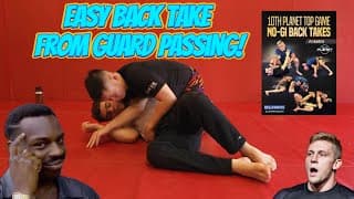 Easy Back Takes From Guard Passing | 10th Planet Top Game No Gi Back Takes by: PJ Barch