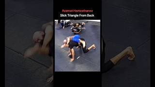 Azamat Hamzathanov with a crazy triangle attack from the back #bjj #jiujitsu #jiujitsulifestyle