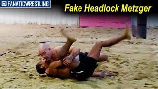 Fake Headlock Metzger For Beach Wrestling by Andy Hrovat