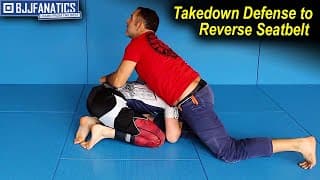 Takedown defense to Reverse Seatbelt by Bjorn Friedrich