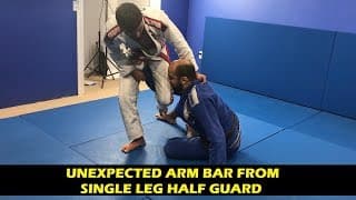 Unexpected Arm Bar From Single Leg Half Guard by Renato Canuto