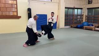 Bruce Bookman Sensei teaches Aikido defenses from unconventional attacks